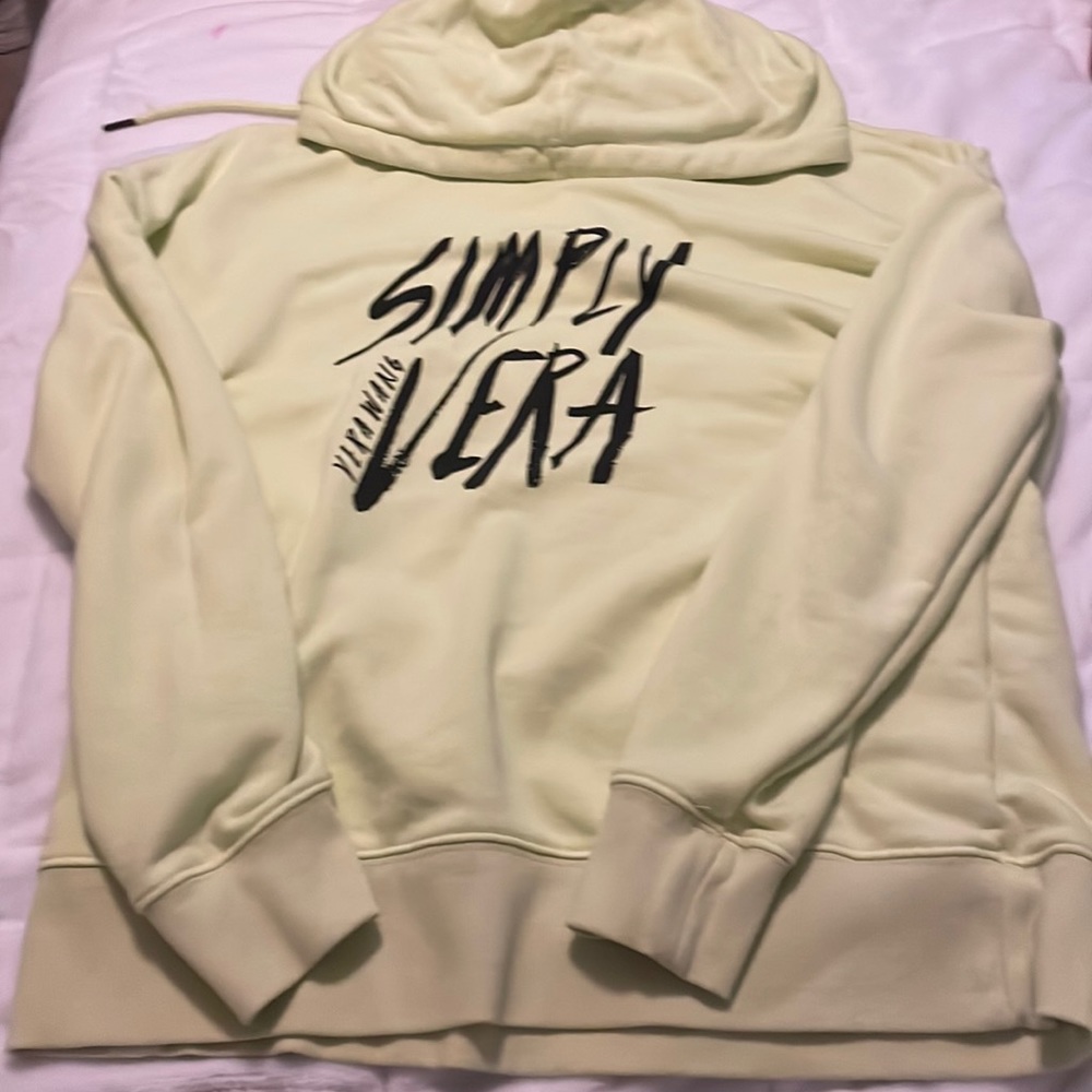 lime green sweatshirt that is supper comfortable and soft!